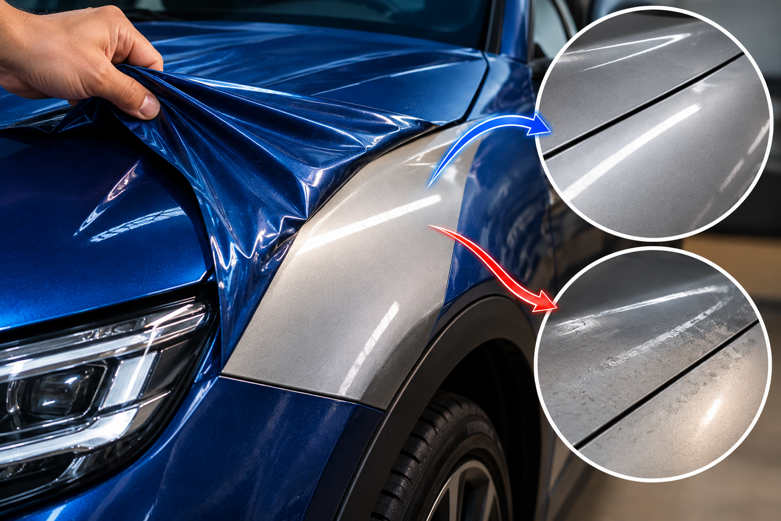 What Happens to the Original Car Paint When a Vinyl Wrap Is Removed?
